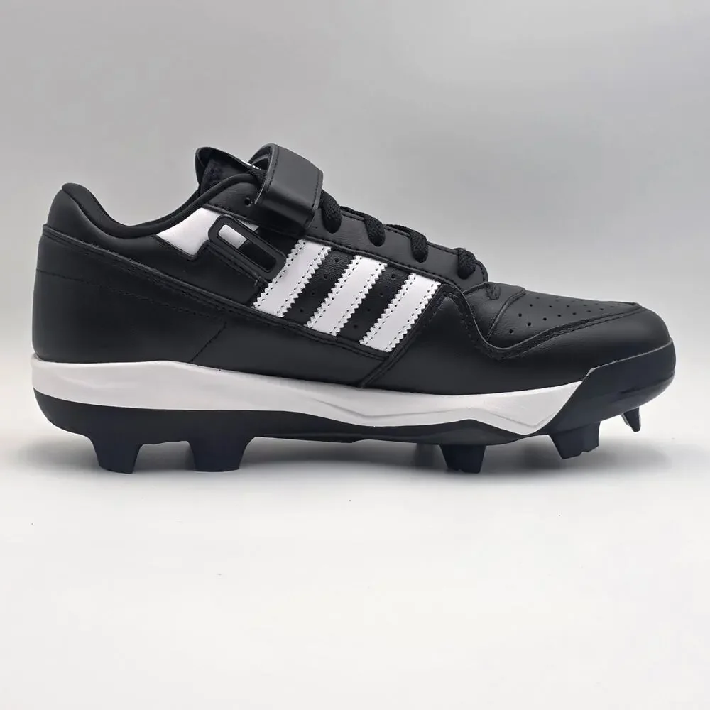 adidas Forum TPU Men's Size 9 Baseball Cleats JR9614 Black White New
